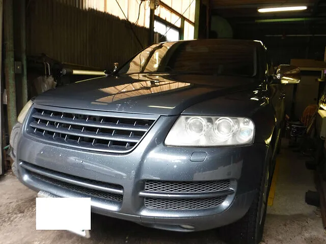 フォルクスワーゲン　トゥアレグ　7Ｌ　トルコン太郎ATF圧送交換