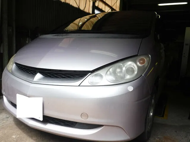 ＡＨＲ１０　エスティマハイブリッド　トルコン太郎CVTF圧送交換