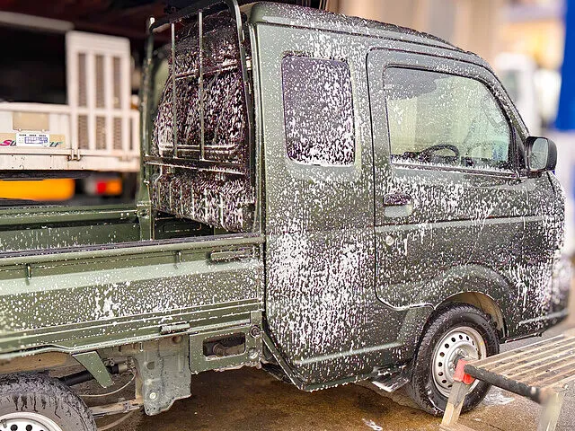 ポリマーコーティング事例　スーパーキャリィ　山鹿市のお客様