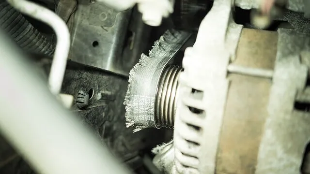 ファンベルト交換事例　キューブ　山鹿市のお客様