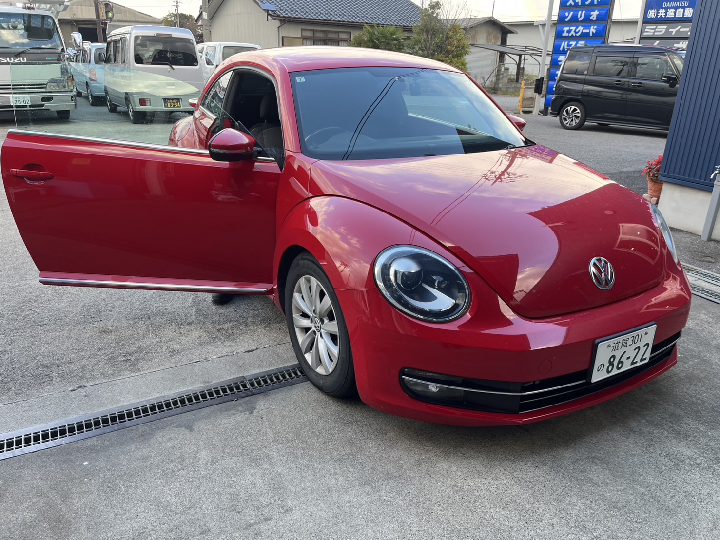 彦根市　ワーゲン　ビートル　チェックランプ修理