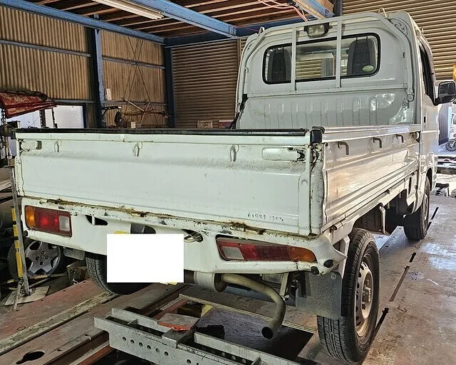 つくば市　ハイゼットトラック　リア追突事故　保険修理