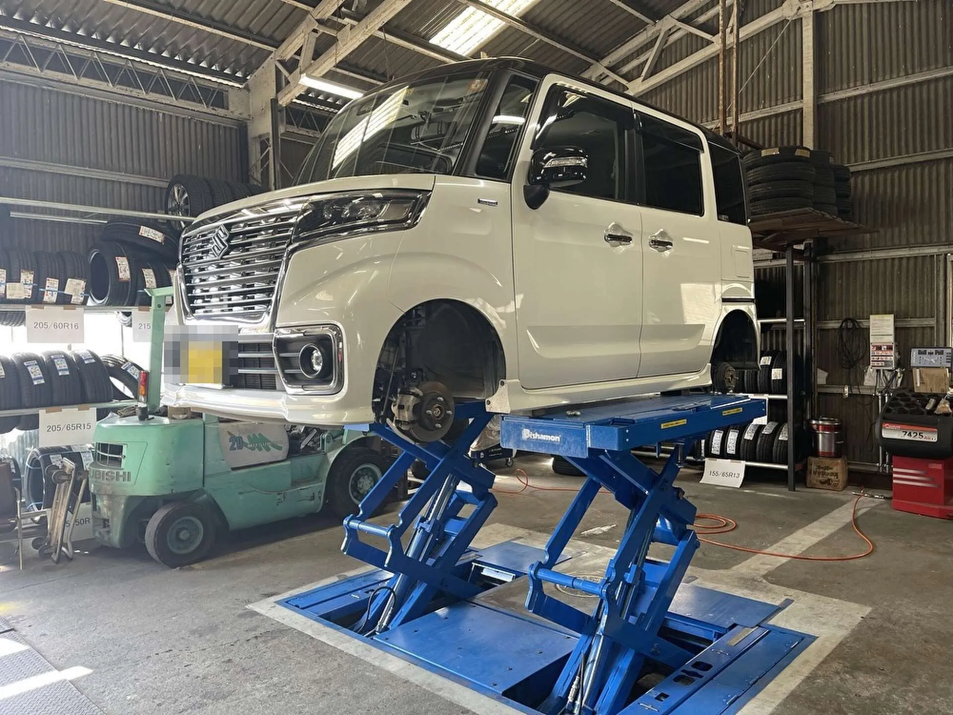 タイヤ交換 スズキ スペーシア | 車検 高槻市 タイヤ交換 スズキ スペーシア | 車検 高槻市