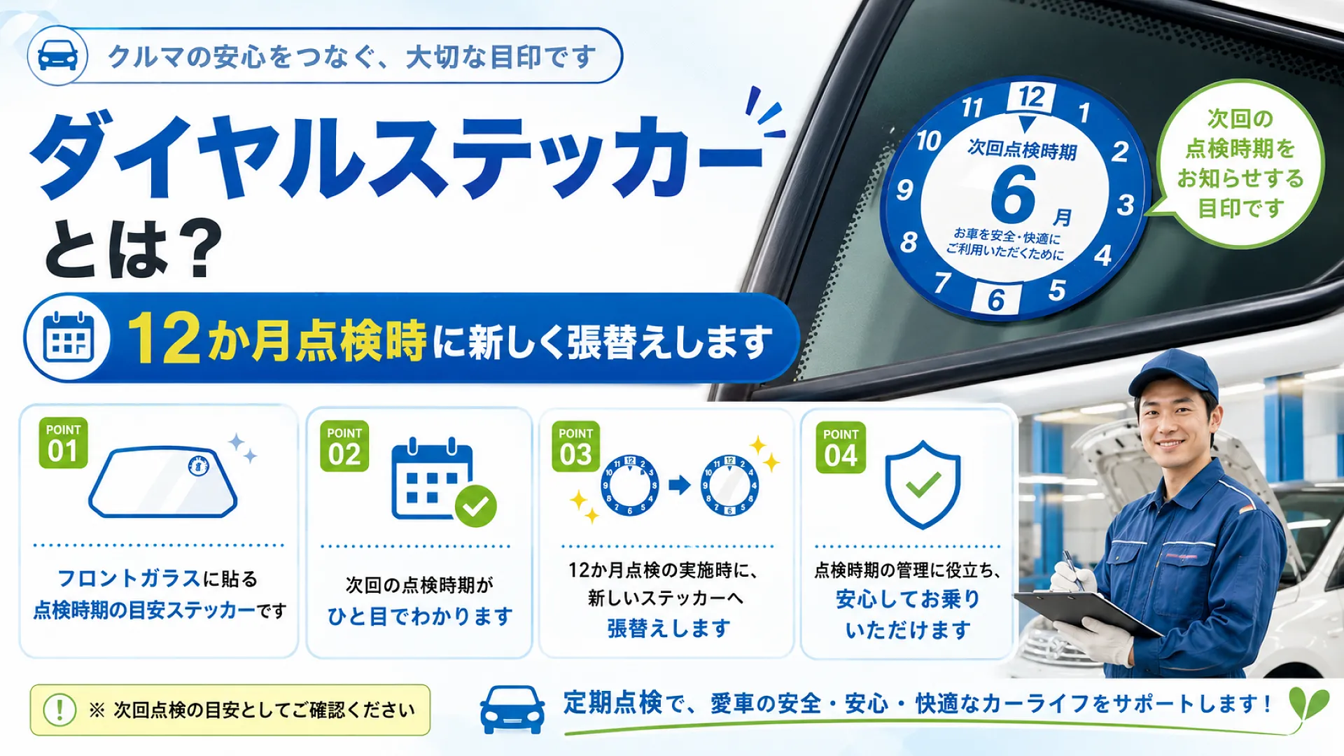 12ヵ月点検・6ヵ月点検│車検 高槻市 マス星自動車